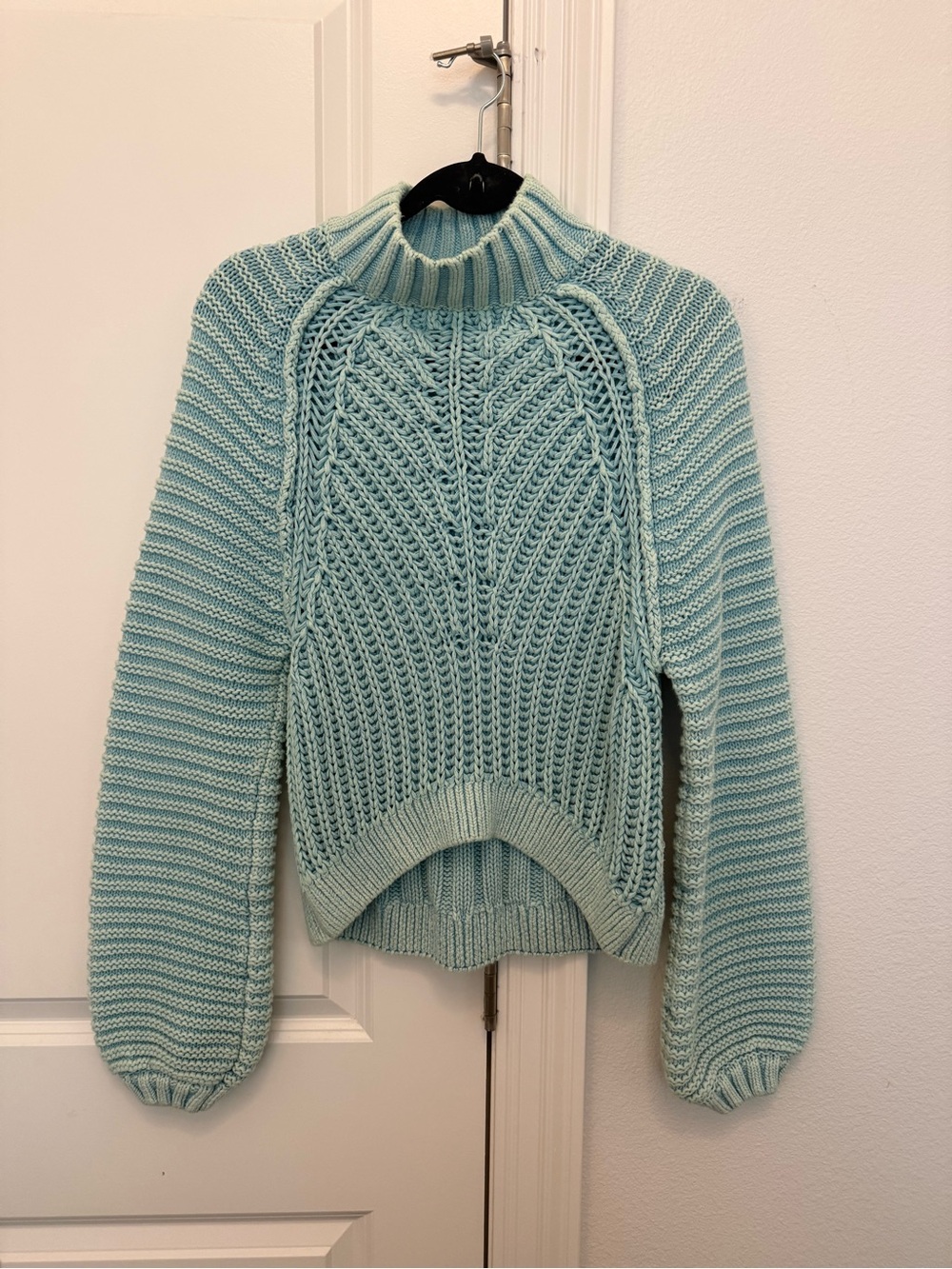 Free People Turquoise Sweater